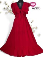 VESTIDO YATZIL ROJO T-G - Imagen 3