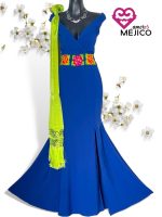 VESTIDO SAMANTHA AZUL T-G - Imagen 3