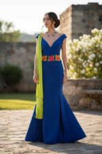VESTIDO SAMANTHA AZUL T-G