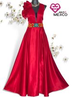 VESTIDO ESTRELLA ROJO T-M - Imagen 2