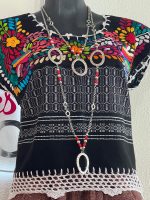HUIPIL BORDADO NEGRO/ T-G - Imagen 2