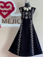 VESTIDO BIANÍ NEGRO T-UNITALLA