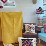 COLCHA ARTESANAL MATRIMONIAL AMARILLA