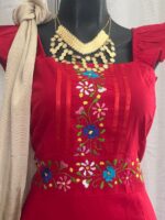 VESTIDO BITSA ROJO T-UNITALLA - Imagen 2