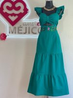 VESTIDO ALARI VERDE TURQUESA T-UNITALLA - Imagen 2