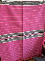 COLCHA ARTESANAL MATRIMONIAL FUCSIA - Imagen 3