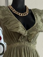 VESTIDO MARIPOSA VERDE OLIVO T-UNITALLA - Imagen 2