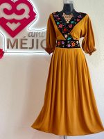 VESTIDO KATERI MOSTAZA T-UNITALLA