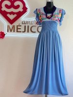 VESTIDO NAILA AZUL PASTEL T-UNITALLA