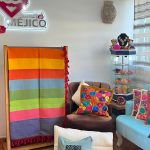 COLCHA ARTESANAL MATRIMONIAL MULTICOLOR
