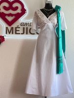 VESTIDO NATSA BLANCO T-UNITALLA - Imagen 2