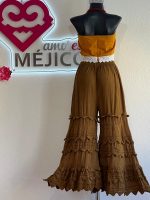 PANTALON OLGA OCRE T-UNITALLA - Imagen 2