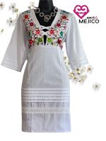 VESTIDO XDAN BLANCO T-UNITALLA