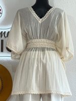 BLUSA MARIPOSA NATURAL T-UNITALLA - Imagen 3