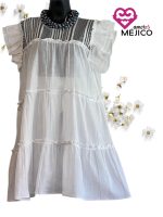 VESTIDO FRIDA BLANCO T-UNITALLA - Imagen 2