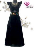 VESTIDO ALARI NEGRO T-UNITALLA - Imagen 2