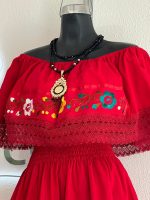 VESTIDO MINE CAMPESINO ROJO T-UNITALLA - Imagen 2