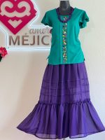 BLUSA IRIS VERDE TURQUESA T-M - Imagen 2