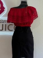 CROP CAMPESINO ROJO T-UNITALLA - Imagen 2