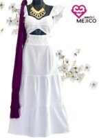 VESTIDO ALARI BLANCO T-UNITALLA - Imagen 2