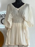BLUSA MARIPOSA NATURAL T-UNITALLA - Imagen 2