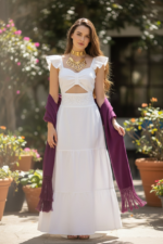 VESTIDO ALARI BLANCO T-UNITALLA