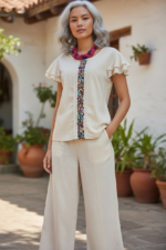 BLUSA IRIS NATURAL T-G