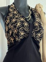 VESTIDO ALESANDRA NEGRO/DORADO T-UNITALLA - Imagen 2