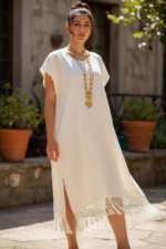 HUIPIL MAR BEIGE PASTEL UNITALLA