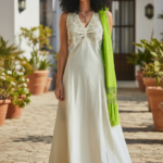 VESTIDO ALESANDRA NATURAL T-UNITALLA