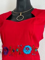 VESTIDO NASHIELI ROJO T-UNITALLA - Imagen 3