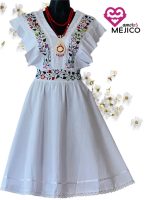 VESTIDO GRETA BLANCO T-UNITALLA - Imagen 2