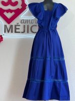 VESTIDO NALLY AZUL REY T-UNITALLA - Imagen 3