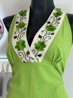 VESTIDO KATIA VERDE/BEIGE T-UNITALLA - Imagen 3