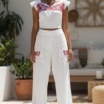 CONJUNTO MARIANI BLANCO T-UNITALLA
