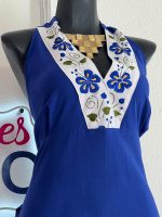 VESTIDO KATIA AZUL/BLANCO T-UNITALLA - Imagen 3