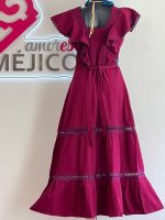 VESTIDO NALLY MAGENTA T-UNITALLA - Imagen 3