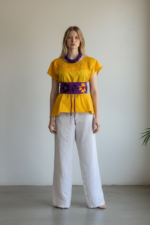HUIPIL CORTO AMARILLO T-M