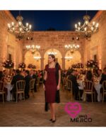 VESTIDO DE TELAR LONDRA ROJO T-M