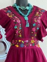VESTIDO GRETA MAGENTA T-UNITALLA - Imagen 2
