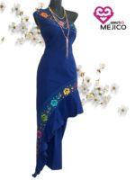 VESTIDO IVETTE AZUL REY T-UNITALLA - Imagen 2