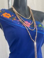VESTIDO IVETTE AZUL REY T-UNITALLA - Imagen 4
