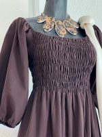 VESTIDO SORAY CAFE/BEIGE T-UNITALLA - Imagen 2