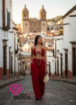 CONJUNTO JAZMIN ROJO T-UNITALLA