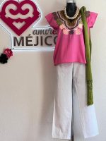 HUIPIL CORTO ROSA T-G