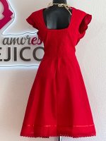 VESTIDO GRETA ROJO T-UNITALLA - Imagen 3