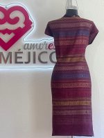 VESTIDO DE TELAR LONDRA MAGENTA T-G - Imagen 4