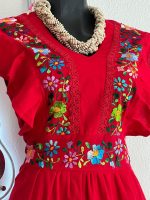 VESTIDO GRETA ROJO T-UNITALLA - Imagen 2