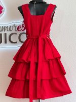 VESTIDO TATY ROJO T-UNITALLA - Imagen 3