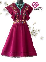 VESTIDO GRETA MAGENTA T-UNITALLA